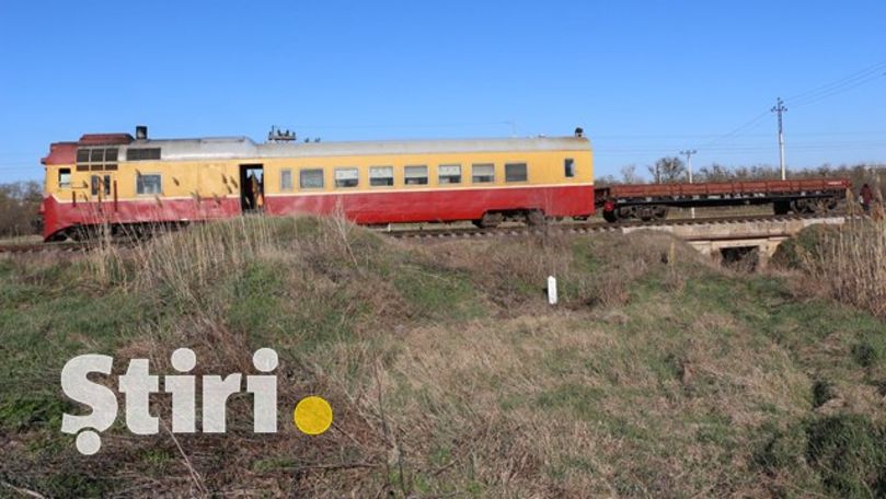 Femeie cu căști în urechi, lovită de tren la Ceadâr-Lunga