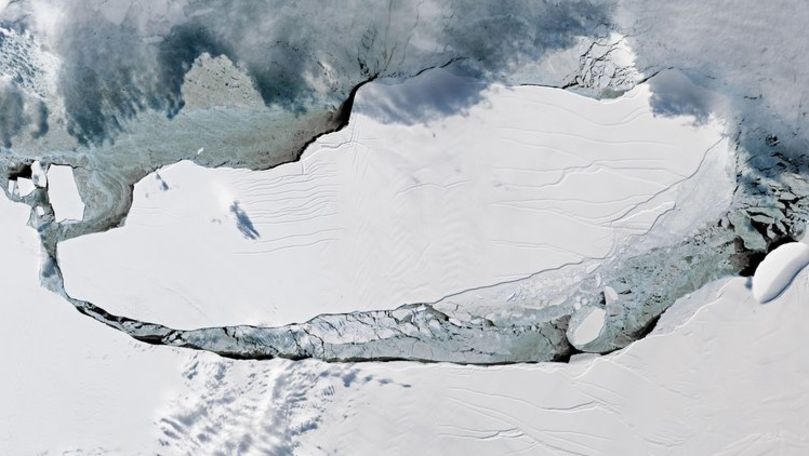Unde a ajuns cel mai mare ghețar care s-a desprins din Antarctica
