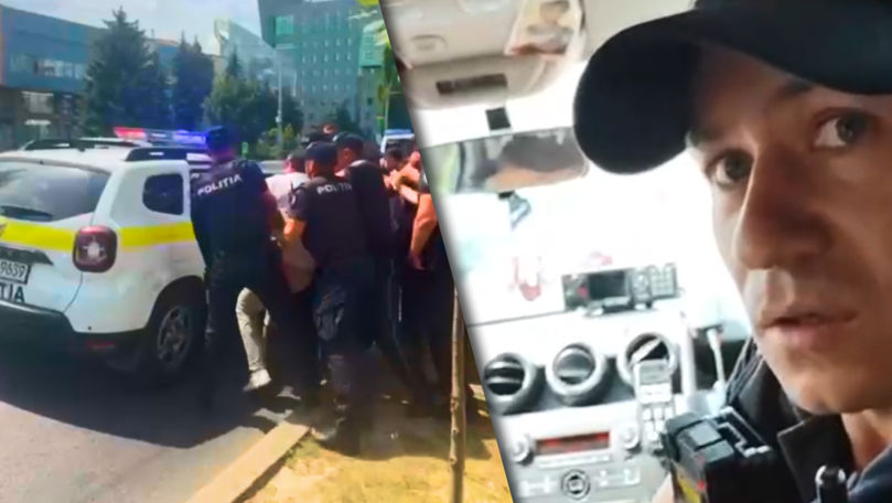 Liderul PP Șansă, reținut de oamenii legii în timpul unui protest