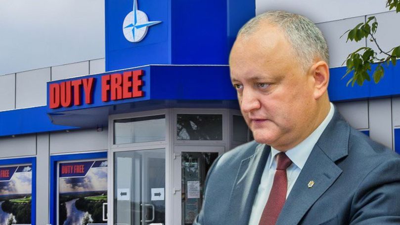 Dodon: Licența magazinelor duty free din stânga Nistrului, retrasă