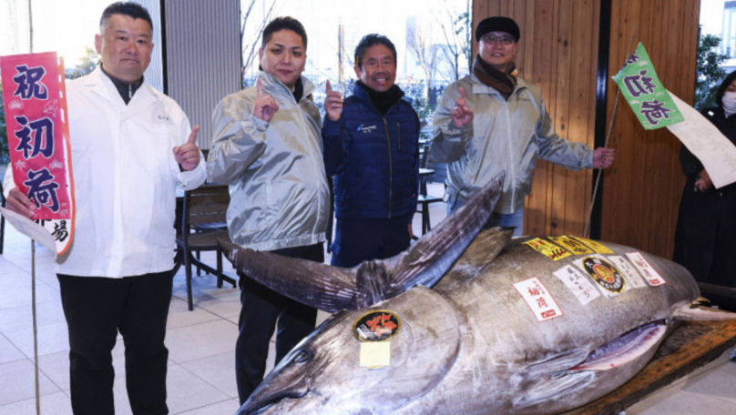 Japonia: Un ton roşu, vândut la licitaţie cu aproape 1,3 milioane euro