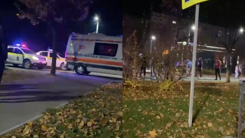 Bătaie pe o stradă din Chișinău: 5 tineri beți s-au luat la pumni