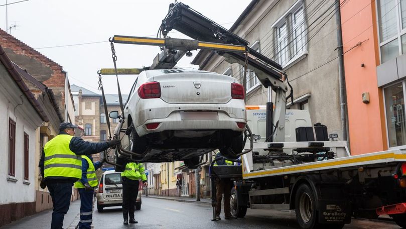 Mașinile parcate neregulamentar vor fi ridicate la București