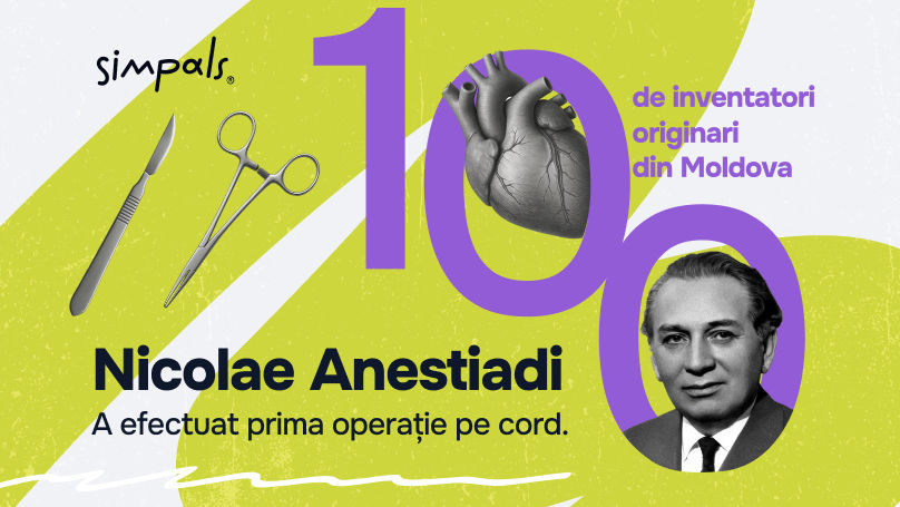 100 inventatori: Nicolae Anestiadi a efectuat prima operație pe inimă Ⓟ
