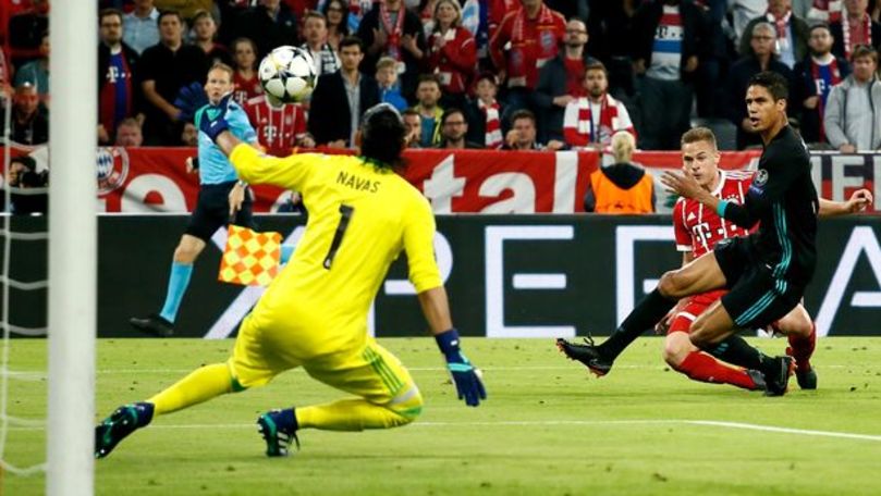 Bayern Munchen a cedat în primul meci disputat cu Real Madrid