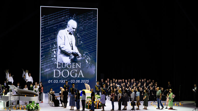 Republica Moldova și-a luat rămas-bun de la compozitorul Eugen Doga.