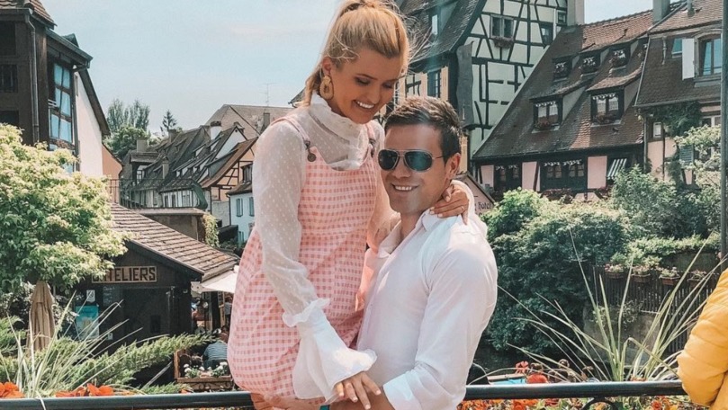 Cristina Gheiceanu, într-o ipostază tandră alături de soțul său