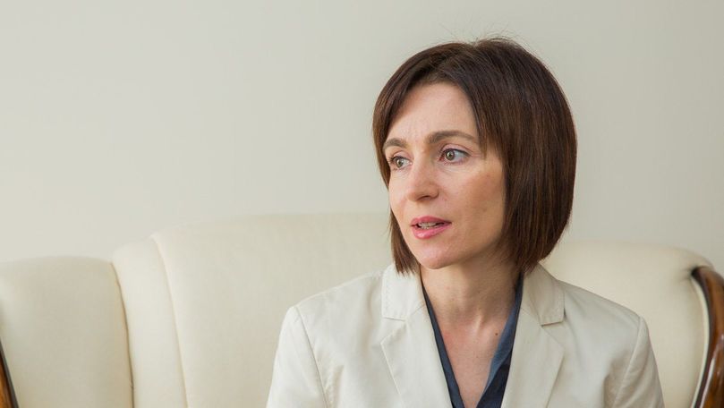 Председатель партии "Действие и солидарность" Майя Санду.