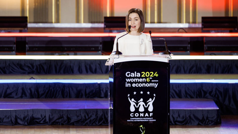 Maia Sandu, la Gala Women In Economy: Doamnelor, să ne strângem mâinile