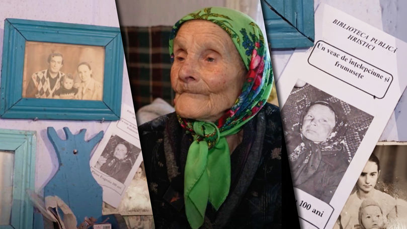 Povestea Eugeniei Plitoc, femeia ce a împlinit 100 de ani: Sunt singură