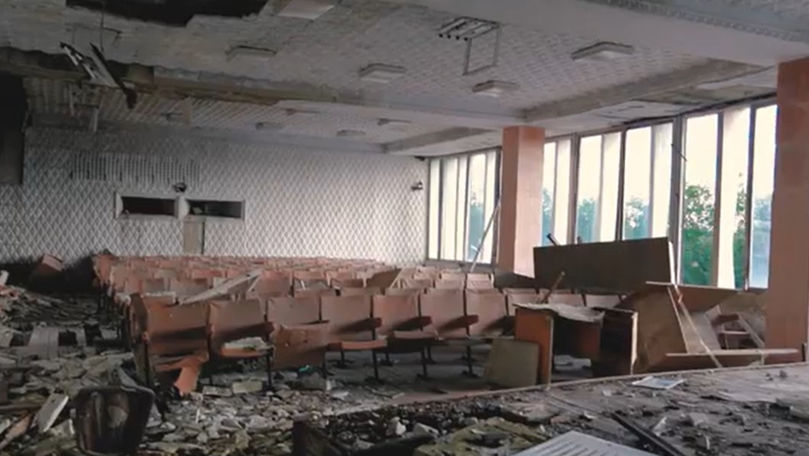 Casa de Cultură din satul Slobozia-Cremene, în stare deplorabilă