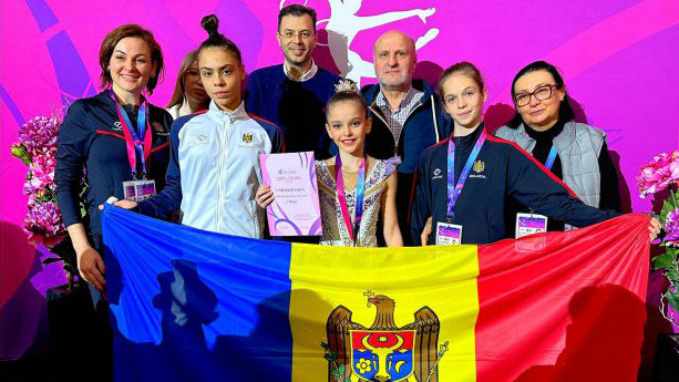 O gimnastă din Moldova a obținut o medalie de argint în Estonia