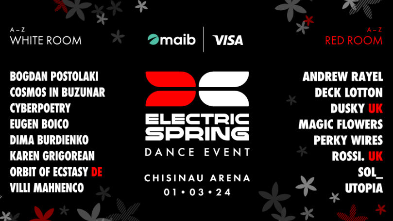 Electric Spring – un eveniment de amploare la Arena Chișinău Ⓟ