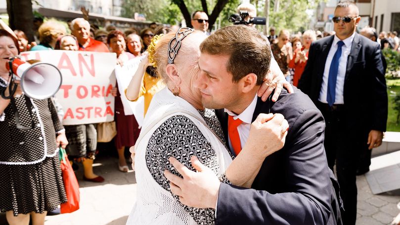 Miting în susținerea lui Ilan Șor la Curtea de Apel Cahul