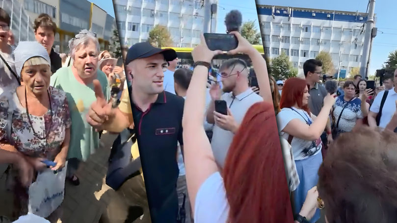 Contraprotest la Judecătoria Buiucani: Guțul la pușcărie, ura!