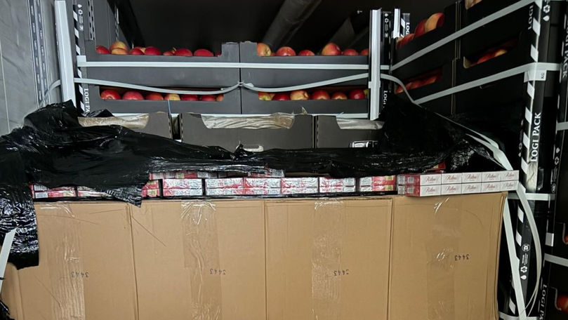 Грузовик с миллионами сигарет задержан на выезде из Молдовы.