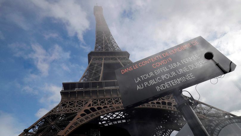 Turnul Eiffel va omagia persoanele mobilizate în lupta cu COVID-19