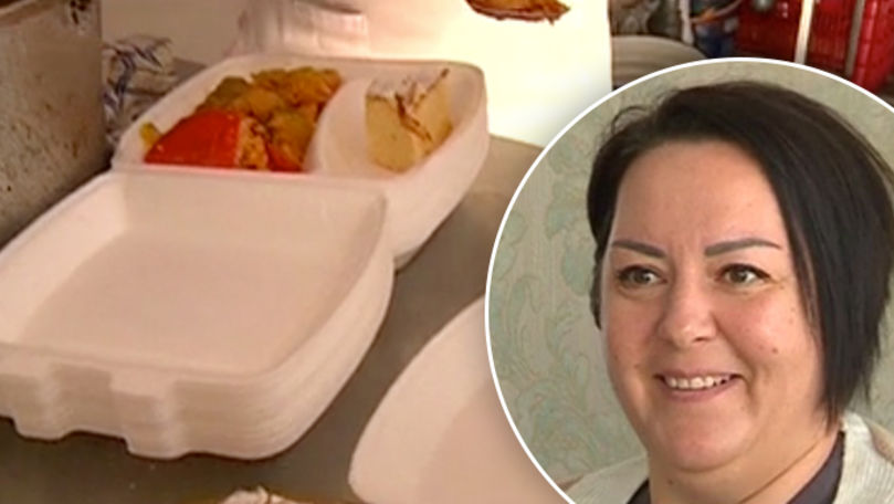 O femeie oferă nevoiașilor câte un prânz de două ori pe săptămână