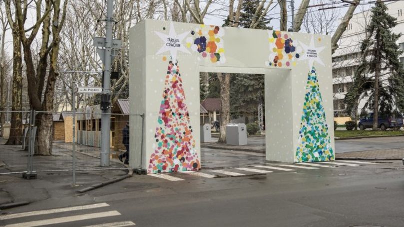 Strada 31 August din Chişinău va fi închisă şi după Târgul de Crăciun