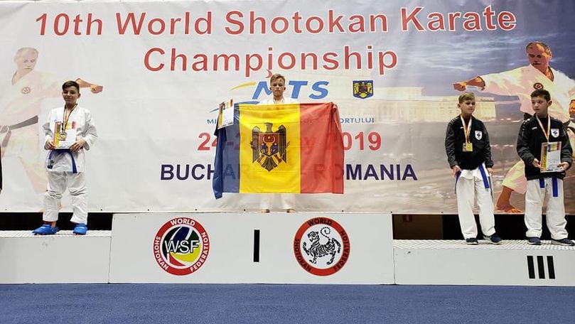 Aur pentru R. Moldova la Campionatul Mondial la KarateDo Shotokan WSF