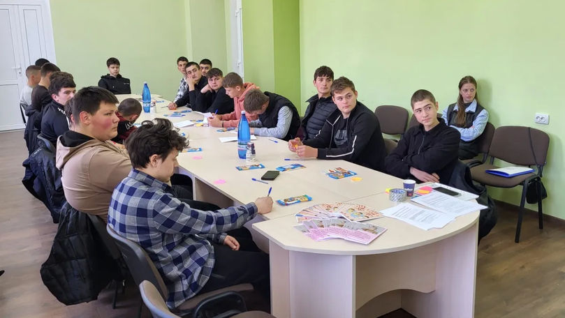 Lecție despre violență, organizată la Colegiul Tehnic Agricol din Soroca