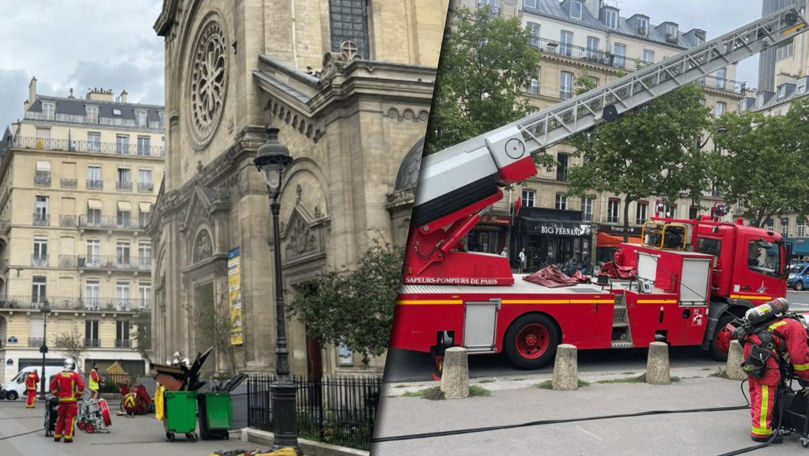 Un român a incendiat catedrala Notre-Dame-des-Champs din Paris
