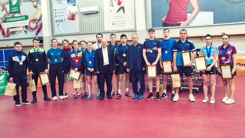 Завершился чемпионат Молдовы по настольному теннису.