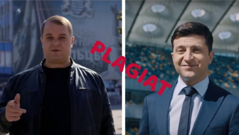 Un candidat PSRM continuă să plagieze spoturile lui Zelenski