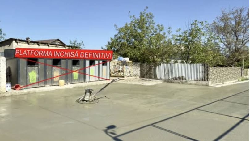 Durlești: Se închide platforma de deșeuri de pe strada Grigore Ureche