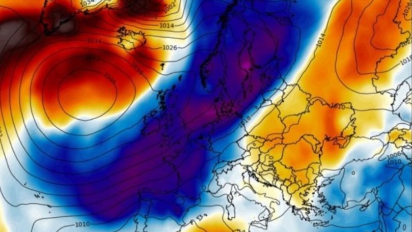 Val de aer arctic în Europa: Harta zonelor afectate în martie