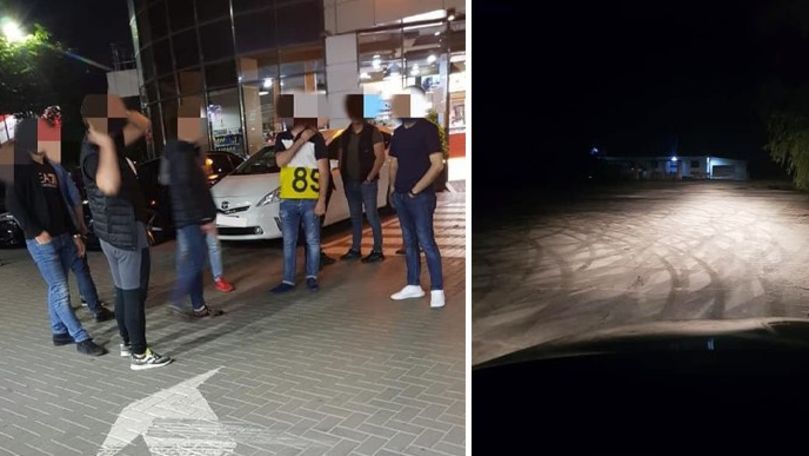 Șoferi care intenționau să participe la curse ilegale, opriți de poliție