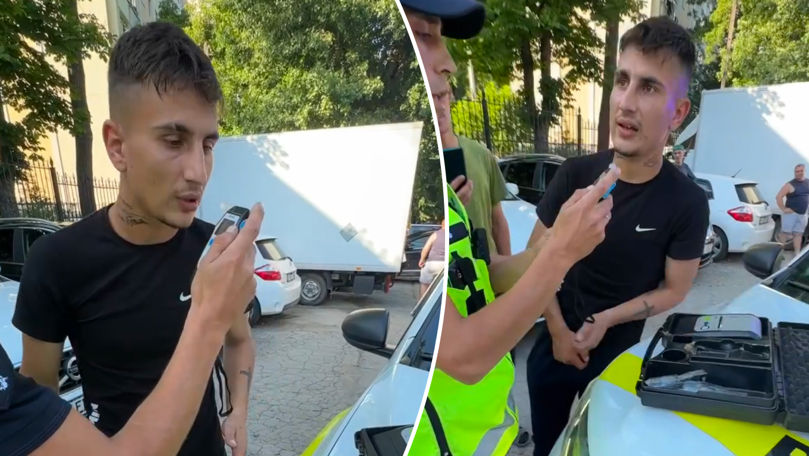 Șofer din Chișinău, prins beat la volan: Pentru narcotice mă controlezi?