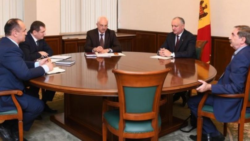 Додон обсудил проблемы экономических агентов из приднестровского региона.