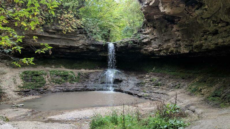 Cascada de la Saharna nu mai curge. Internauți: Vai de capul nostru