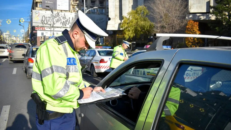 Țeapa polițiștilor români pentru șoferii moldoveni, lângă vama Albița