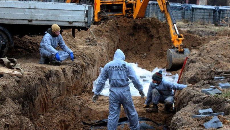 Peste o mie de cadavre, găsite în Kiev după retragerea rușilor