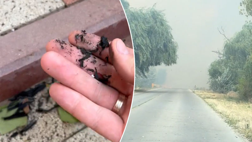 Incendiu desprins dintr-un film de groază: Scrumul a ajuns în Capitală