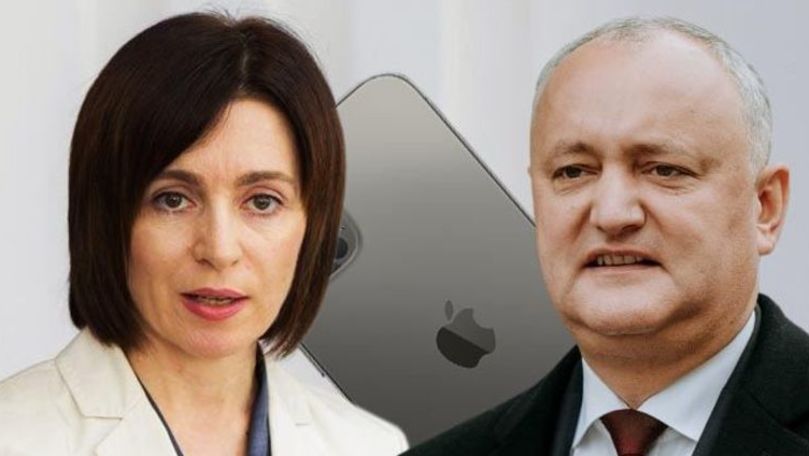 Санду: Додон купил самый дорогой iPhone на государственные деньги.
