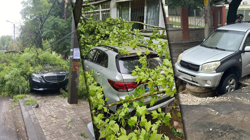 Polițiștii, în alertă după furtuna din Chișinău