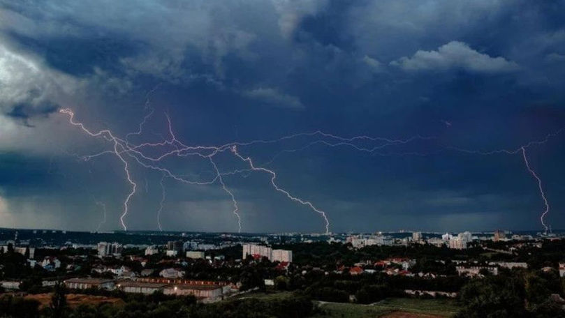 Meteo 26 iulie 2025: Ploi cu fulgere în nordul și centrul R. Moldova
