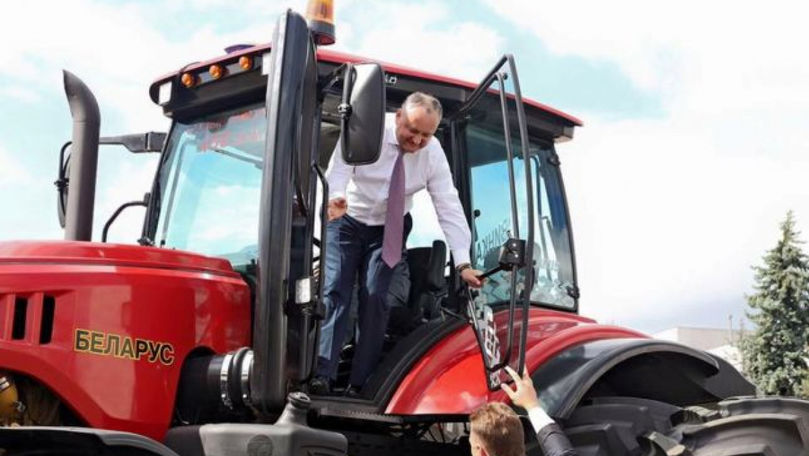 Igor Dodon, replică la adresa Maiei Sandu: Să urce în tractor