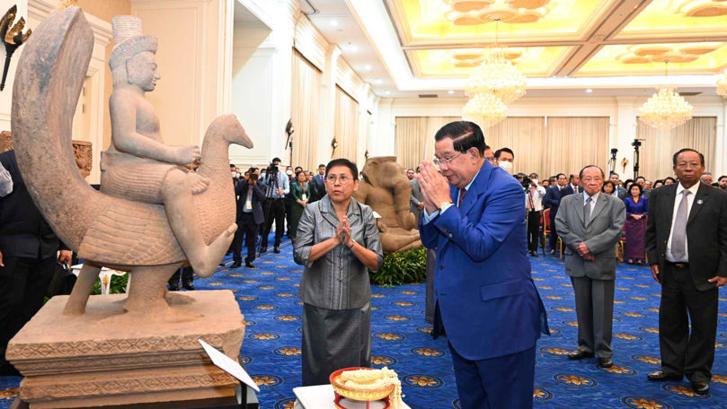 Cambodgia sărbătoreşte întoarcerea în ţară a unor artefacte furate