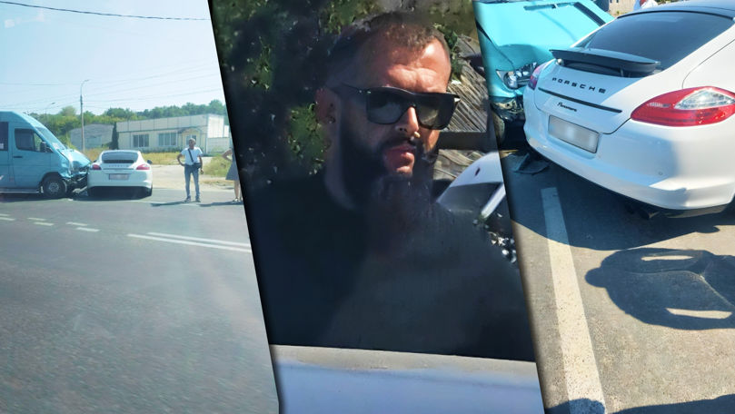 Șoferul unui Porsche a provocat un accident la Orhei