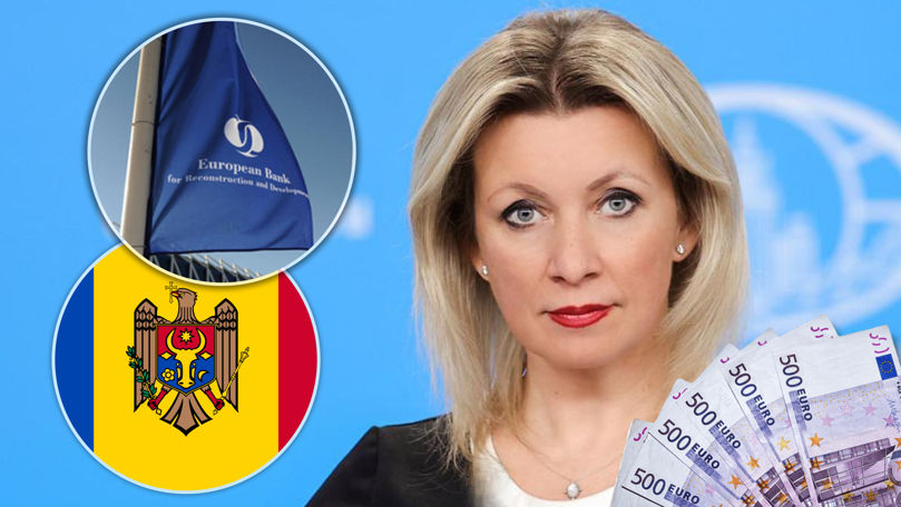 Zaharova ironizează împrumutul BERD: Moldova, în robie energetică