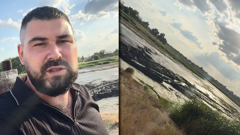 Râul Răut, sufocat de mizerie. Bărbat: Arată de parcă e după apocalipsă