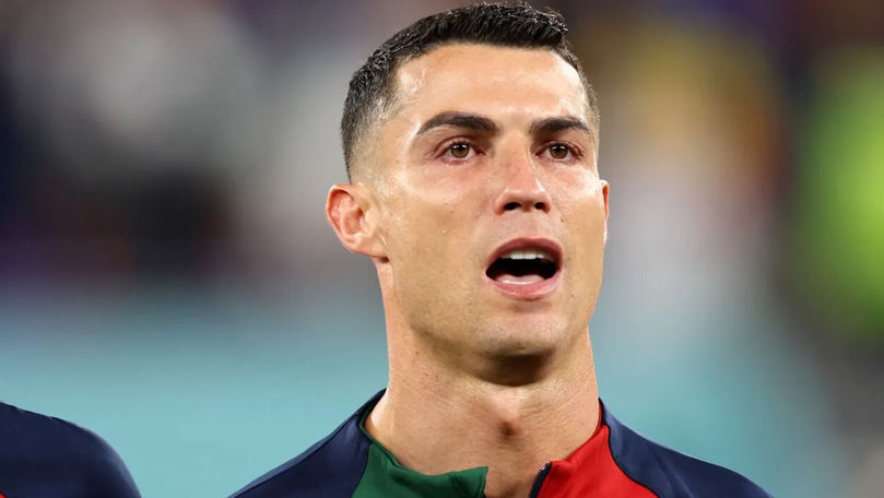 Cristiano Ronaldo, în lacrimi la intonarea imnului Portugaliei în Qatar