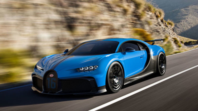 Bugatti a lansat noul Chiron Pur Sport: Suspensii mai rigide