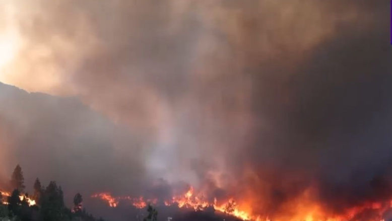 O menajeră este acuzată că a provocat unul dintre incendiile din Chios