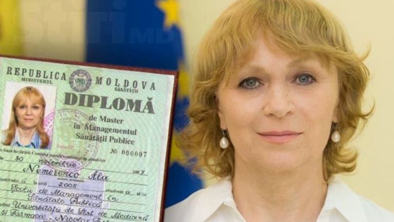 Алла Немеренко опубликовала свои документы об образовании.