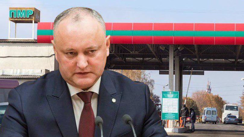 Dodon, despre circulația în regiunea transnistreană: Problema e scoasă